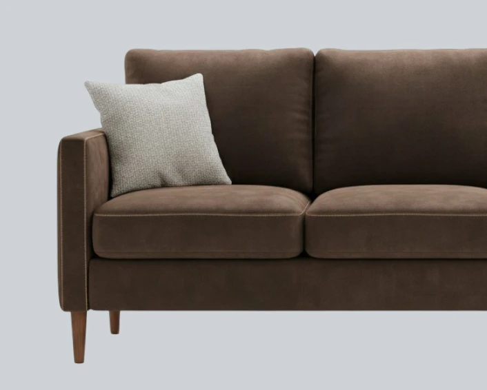 Verdant Luxe 2-Seater Velvet Sofa