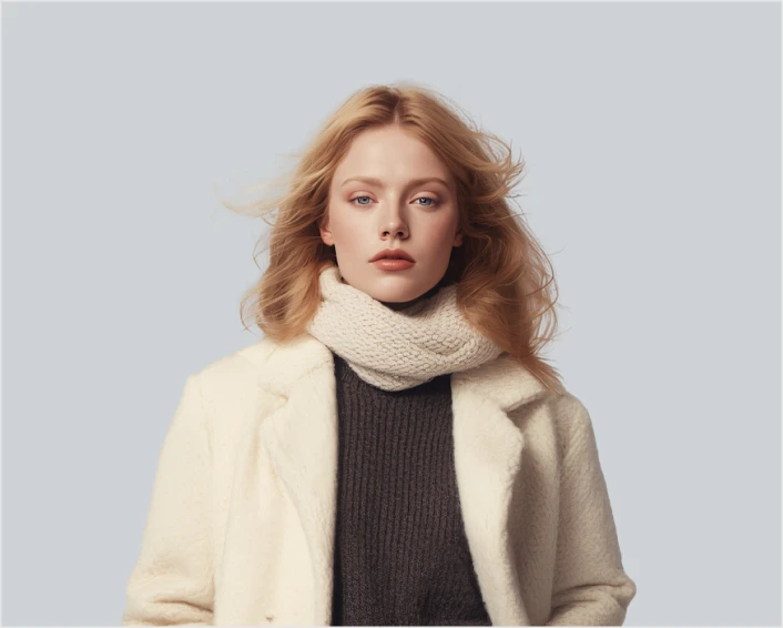 Aurora Cream Winter Blazer Coat