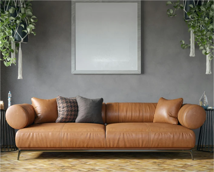 Royal Luxe Leather Sofa